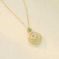 Product Title: The Serpent’s Wisdom: 925 Sterling Silver Hetian Jade Heritage Necklace