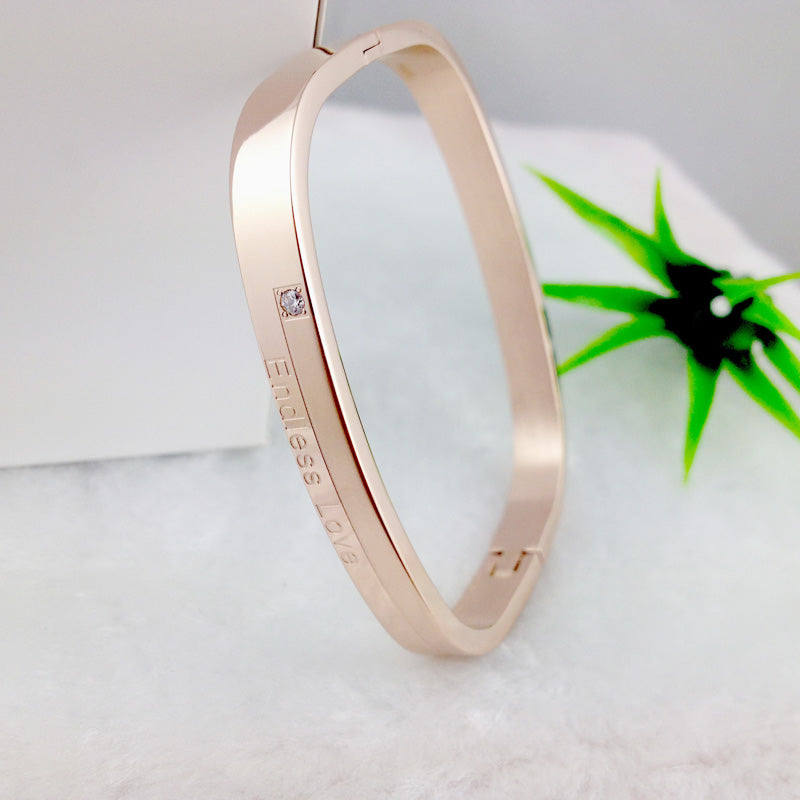 The Cubic Edge: Vacuum-Plated Geometric Bracelet
