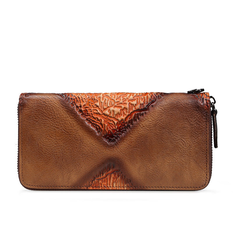 The Nomad: Checkered Heritage Zip-Around Wallet