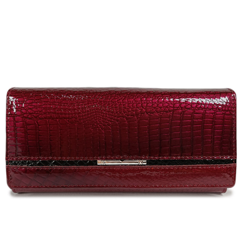 The Sovereign: Vertical Buckle-Down Ladies Wallet