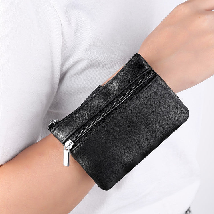 The Freedom: Wristlet Leather Key & Coin Vault