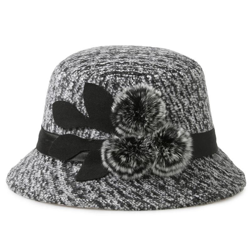 Bohemian Muse: The Floral Felt Basin Hat