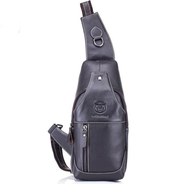 The Voyager: Vintage Leather Chest & Crossbody Bag
