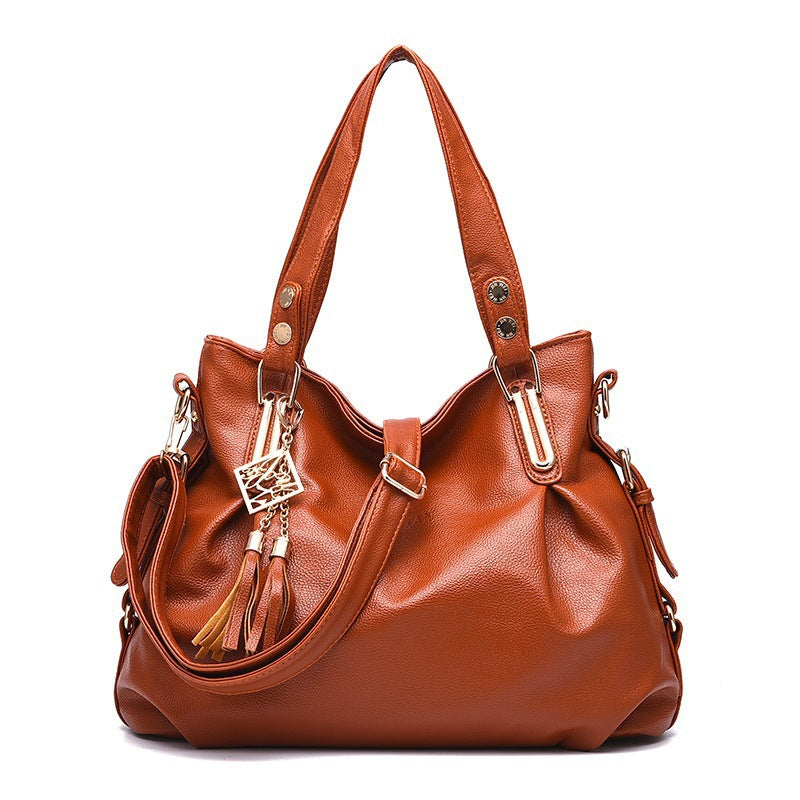 The Executive Tassel: Large Multi-Compartment Messenger Bag