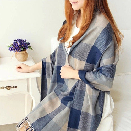 Coco Twoce Street-Chic: Oversized Cashmere-Touch Printed Scarf (200x60cm)