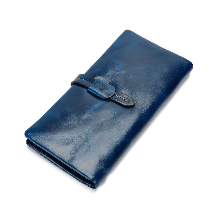 The Archivist: Hand-Stitched Leather Bi-Fold Wallet
