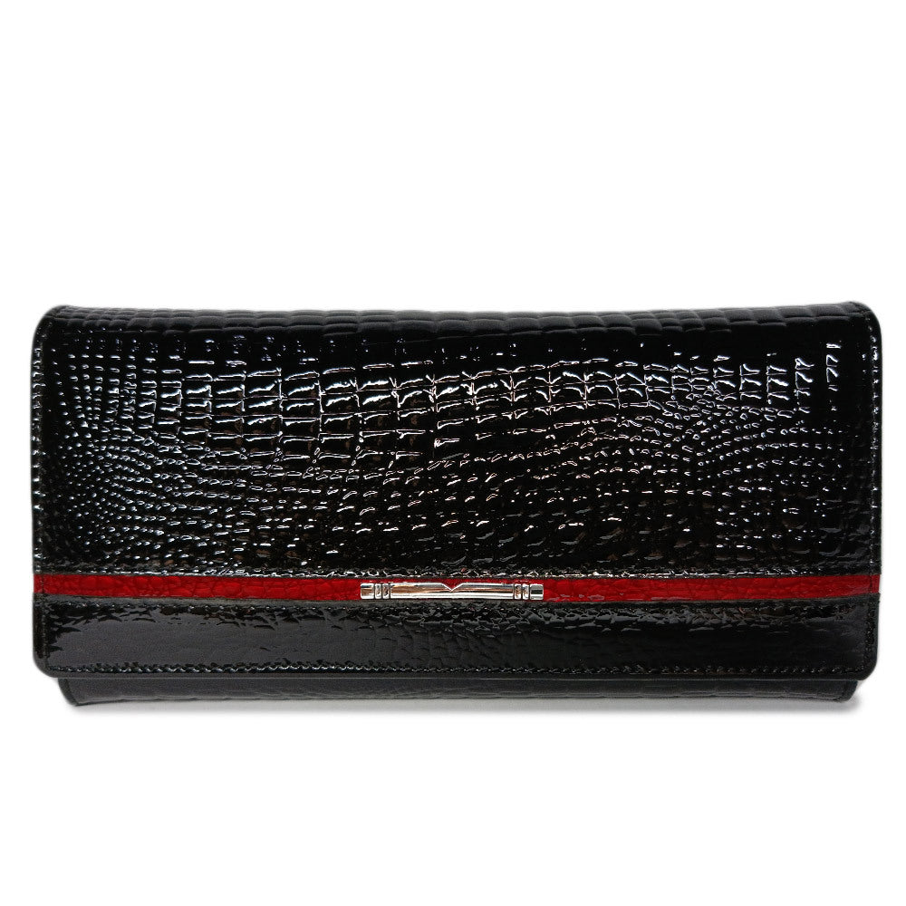 The Sovereign: Vertical Buckle-Down Ladies Wallet
