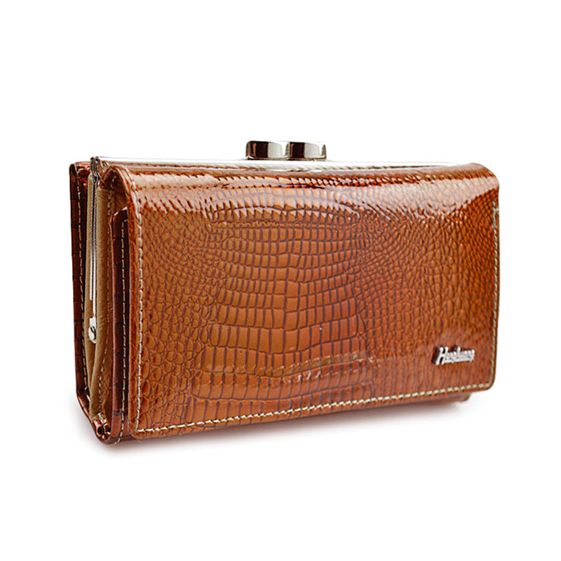 The Velvet Touch: Tri-Fold Heritage Wallet