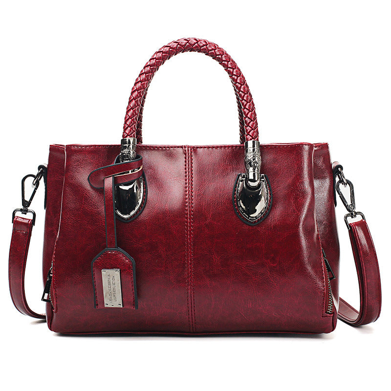 The Legacy: Oil-Wax Boston Pillow Bag