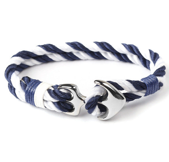 The Voyager: Titanium Steel Nautical Anchor Bracelet
