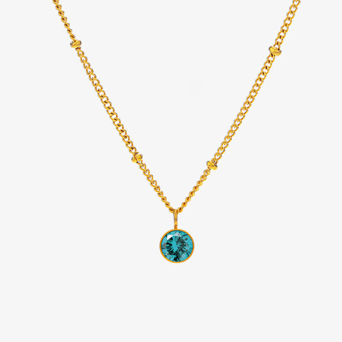 December Titanium Steel Necklace