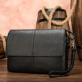 The Executive: Top-Grain Flap Messenger Bag