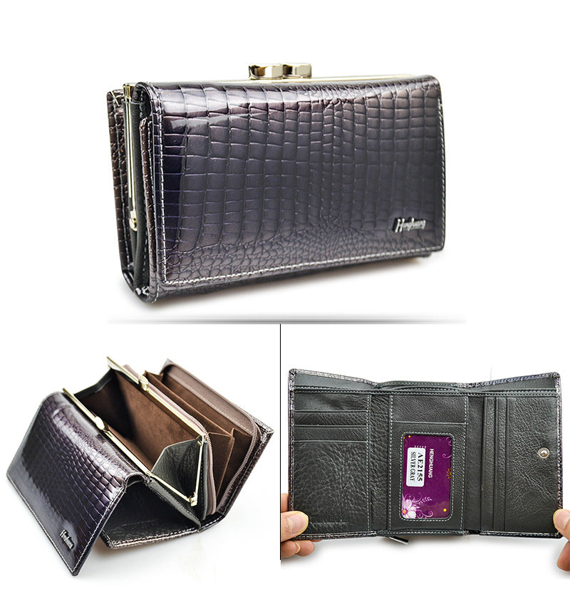The Velvet Touch: Tri-Fold Heritage Wallet