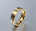 Eternal Bond: Titanium Steel Couple’s Promise Ring