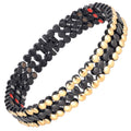 The Bio-Quantum: Advanced Wellness Titanium Steel Bracelet