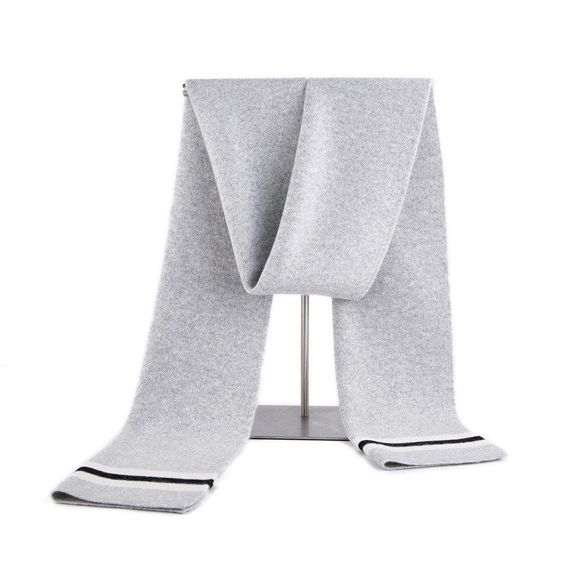 Coco Twoce Heritage: Signature Striped Cashmere Jacquard Scarf