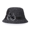 Bohemian Muse: The Floral Felt Basin Hat