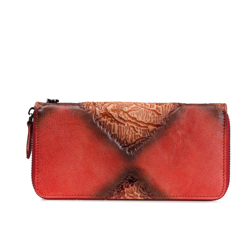 The Nomad: Checkered Heritage Zip-Around Wallet
