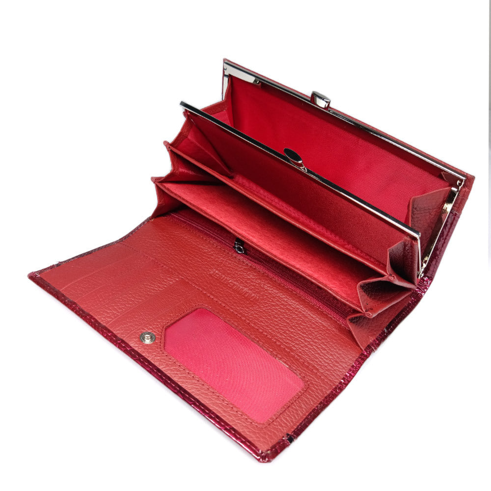 The Sovereign: Vertical Buckle-Down Ladies Wallet
