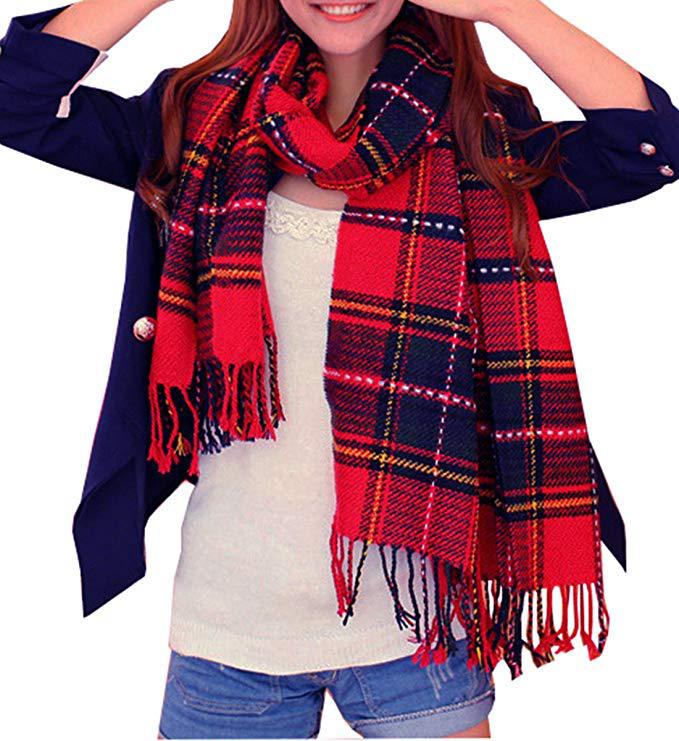 Coco Twoce Street-Chic: Oversized Cashmere-Touch Printed Scarf (200x60cm)