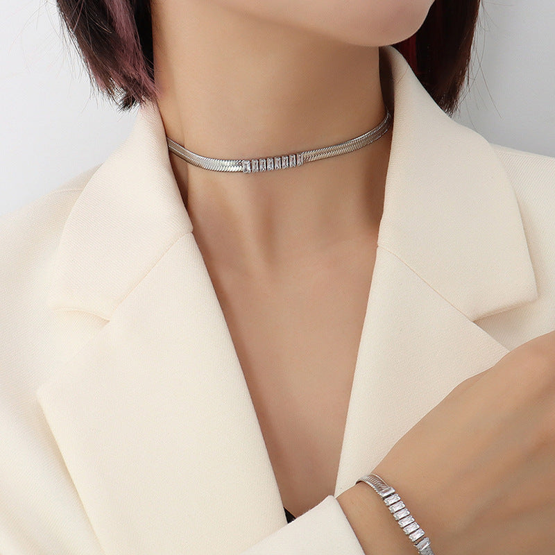 The Stellar Glow: Zirconium Diamond Set
