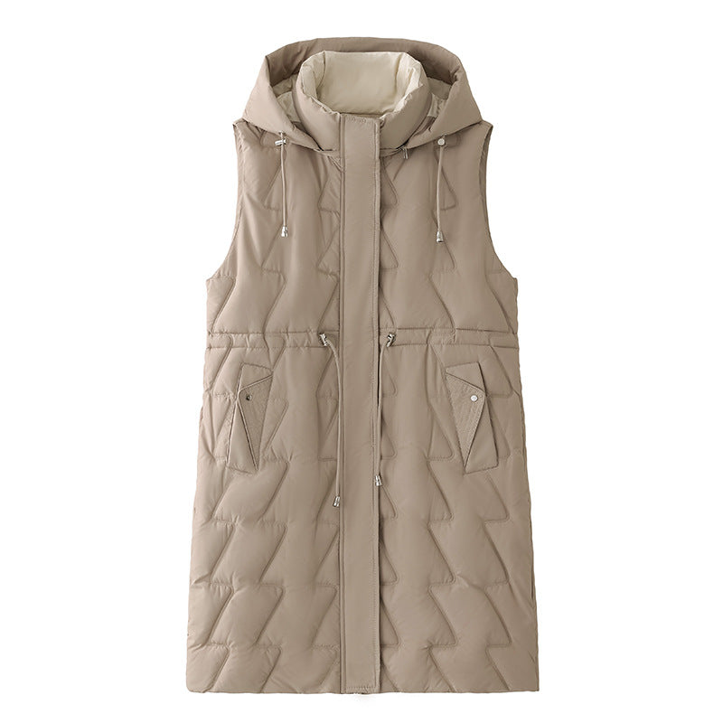 Coco Twoce Urban Shield: Oversized Quilted Down Vest