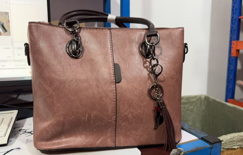 The Grace: Tailored Tassel Shoulder Bag