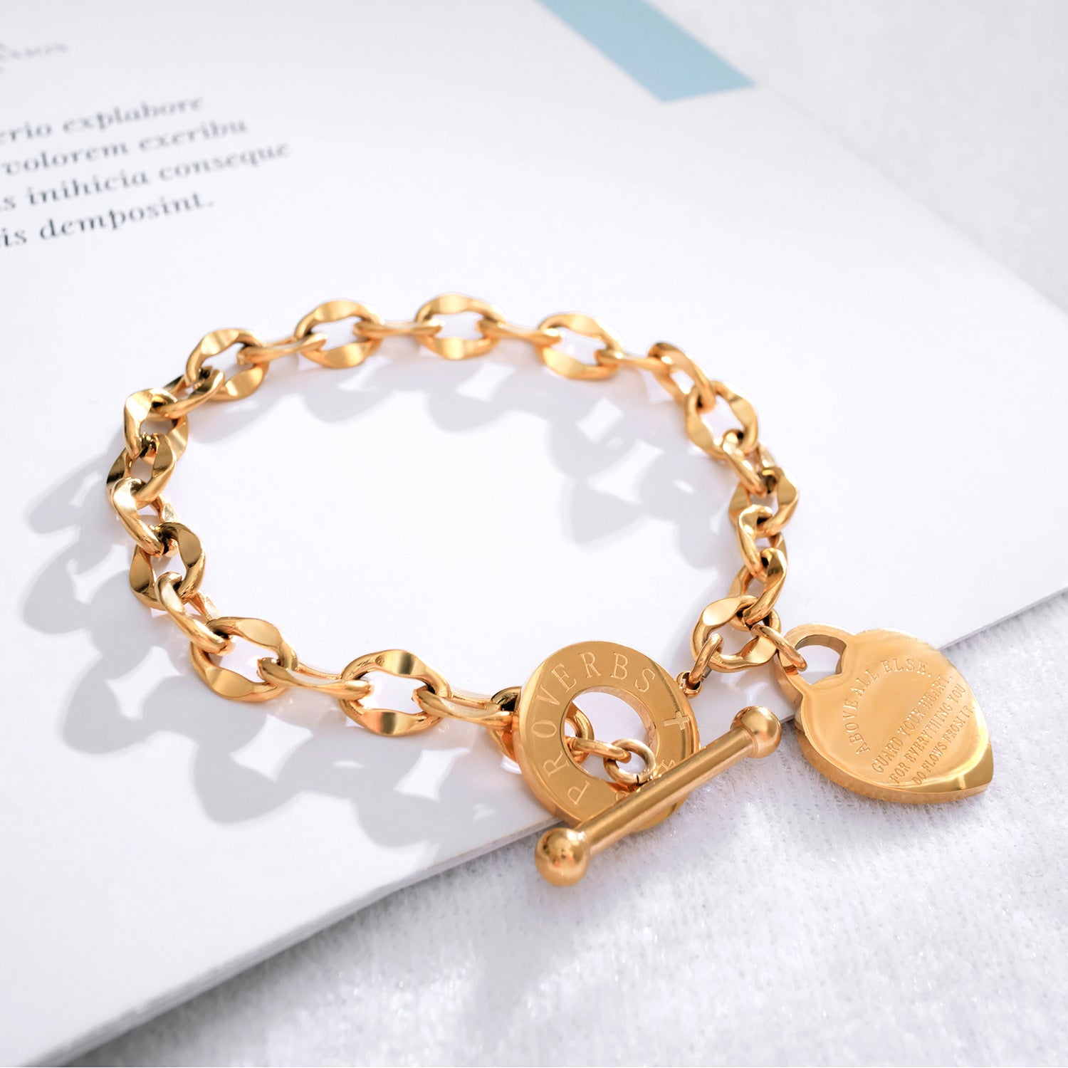 The Infinite Bond: Geometric Titanium Love Bracelet