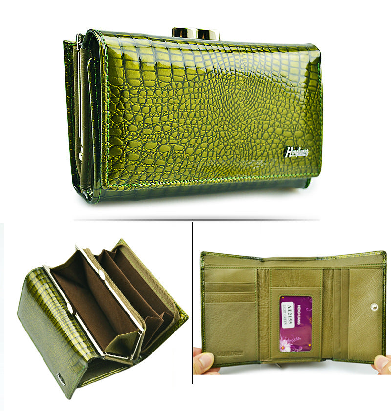 The Velvet Touch: Tri-Fold Heritage Wallet