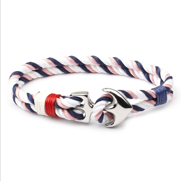 The Voyager: Titanium Steel Nautical Anchor Bracelet