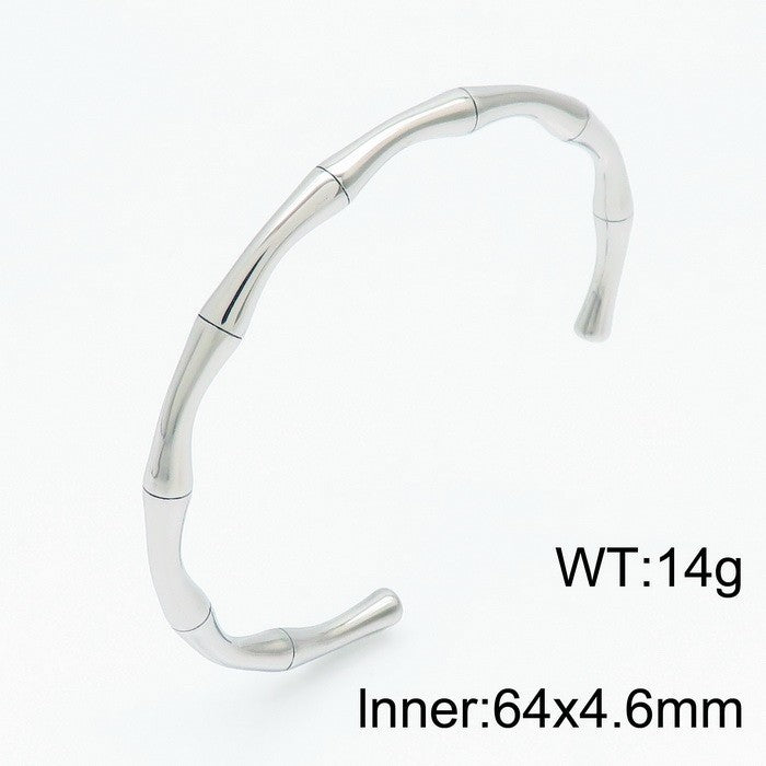 The Bamboo Essence: Titanium Structural Bangle