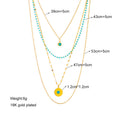Irregular Geometric Round Necklace | Premium Titanium Collection