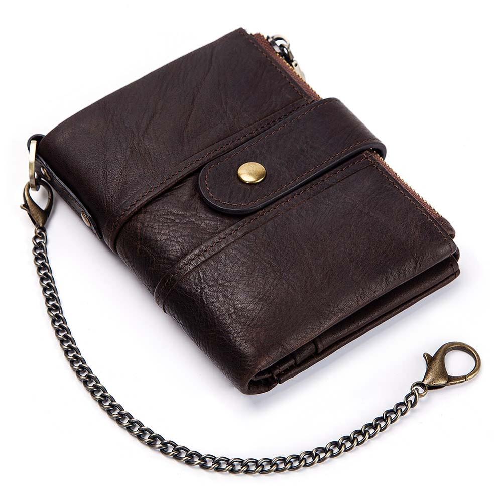The Guardian: Antimagnetic Vertical Zip Wallet