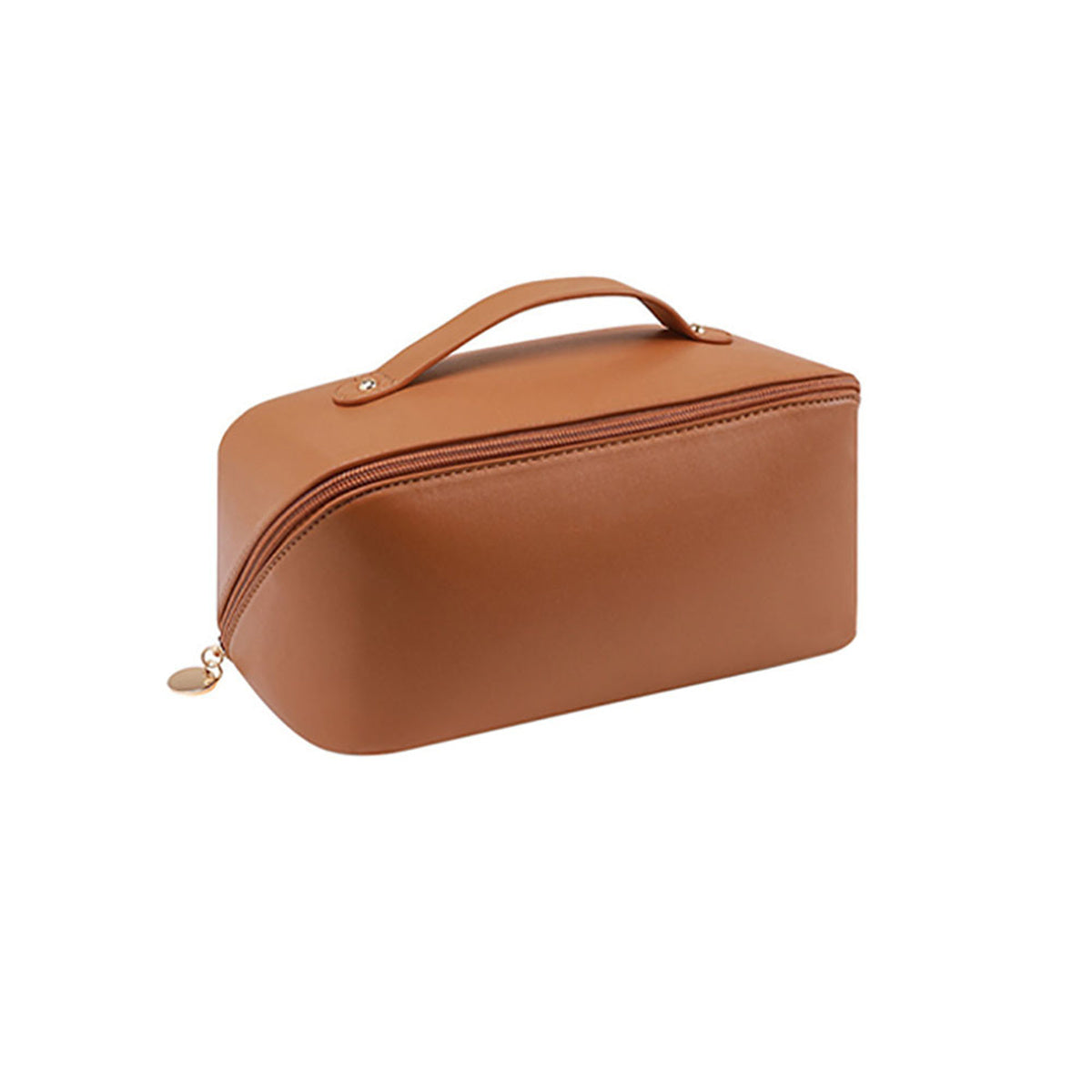 The Signature: Personalized Leather Bag & Vanity Set