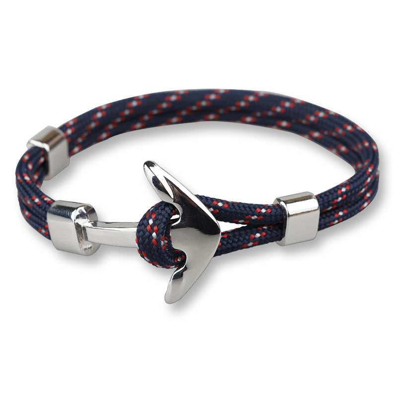 The Voyager: Titanium Steel Nautical Anchor Bracelet