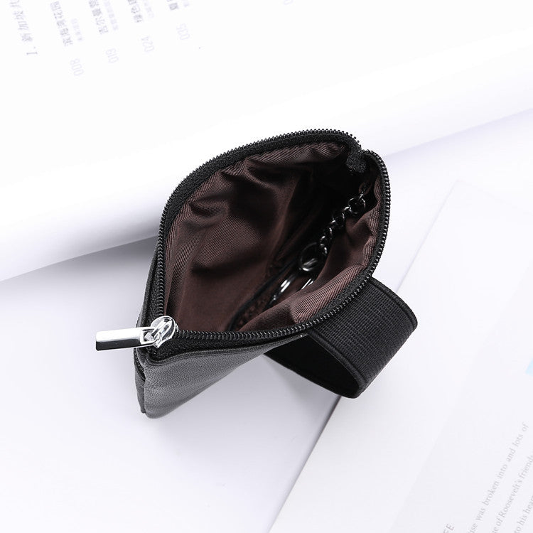 The Freedom: Wristlet Leather Key & Coin Vault