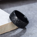 The Heritage Band: Men’s Vintage Titanium Statement Ring