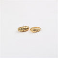 Rose Éclat: Braided Twist Titanium Band