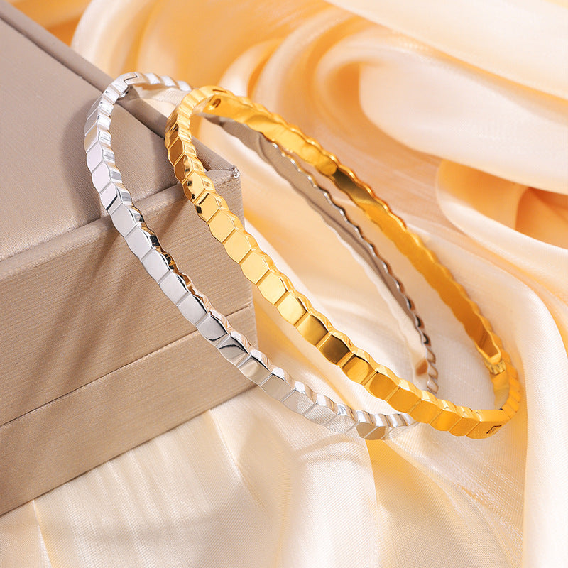 Titanium Honeycomb Bracelet