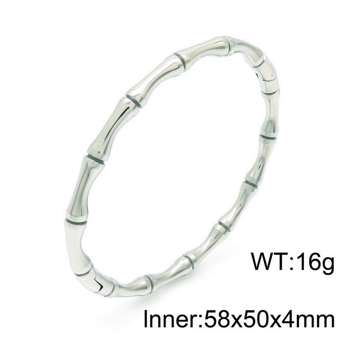 The Bamboo Essence: Titanium Structural Bangle
