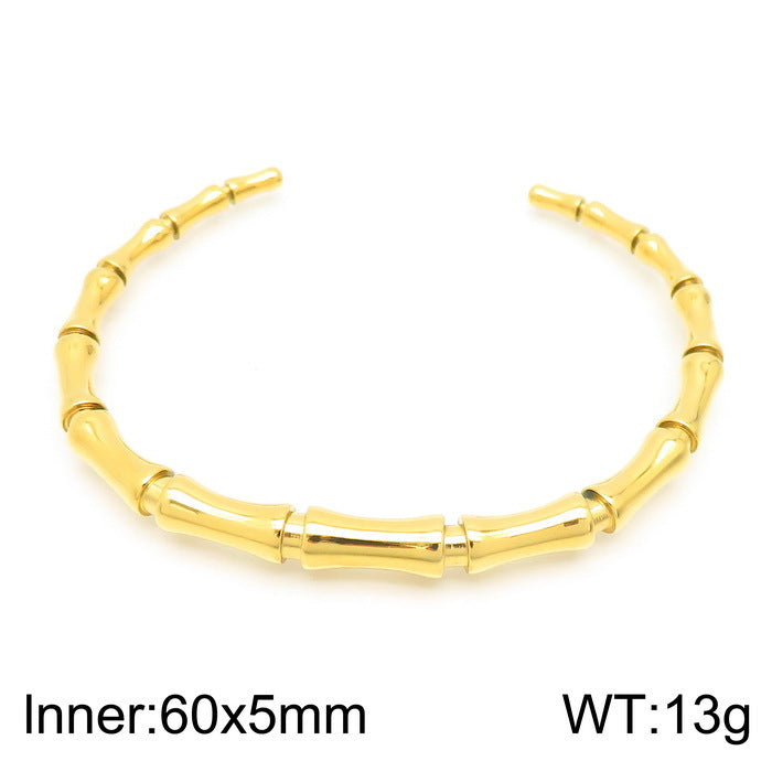 The Bamboo Essence: Titanium Structural Bangle