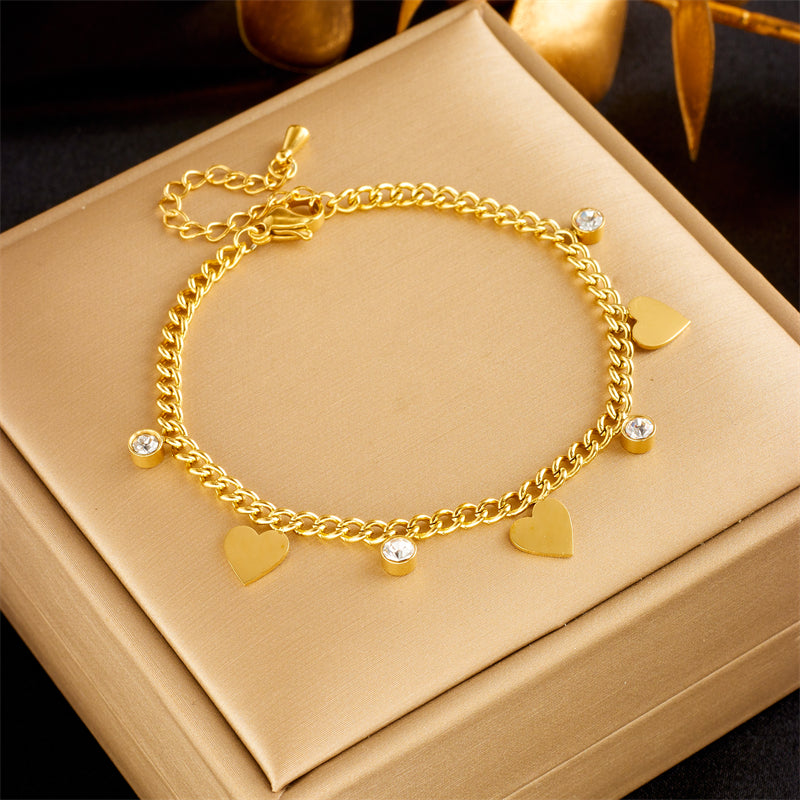 Glossy Love Titanium Steel Necklace
