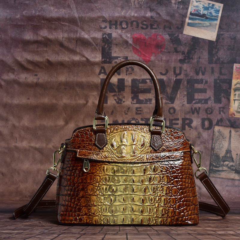 The Heritage: Premium Leather Retro Satchel