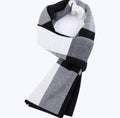 Artisanal Heritage: The Jacquard Wool Plaid Scarf