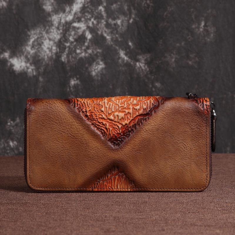 The Nomad: Checkered Heritage Zip-Around Wallet