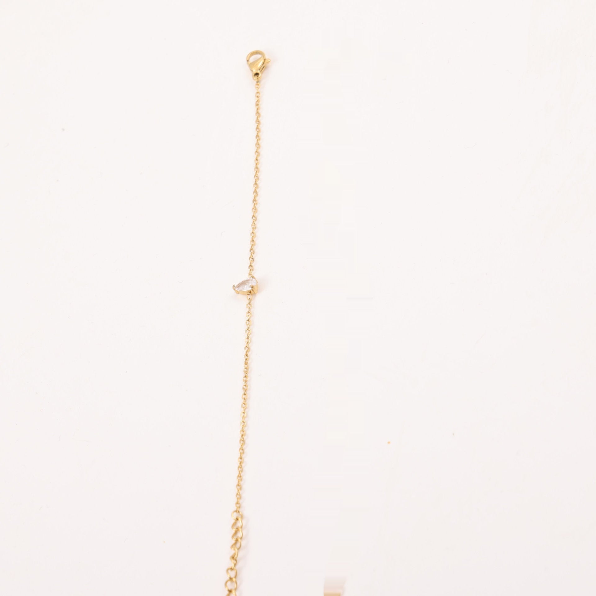 Radiant Geometry: The Zircon Inset Titanium Slim Bracelet