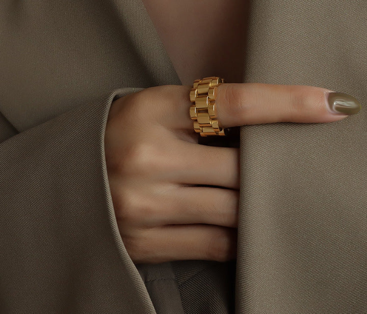Artisan Harmony: Handmade Combination Titanium Band