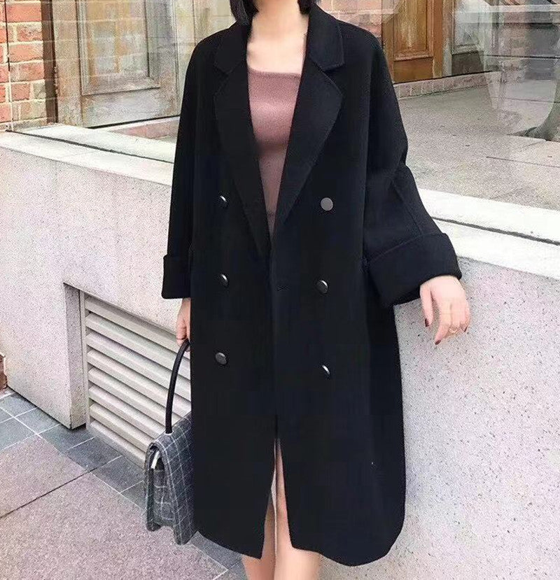 Coco Twoce Elite: Cashmere-Soft Structured Woolen Coat