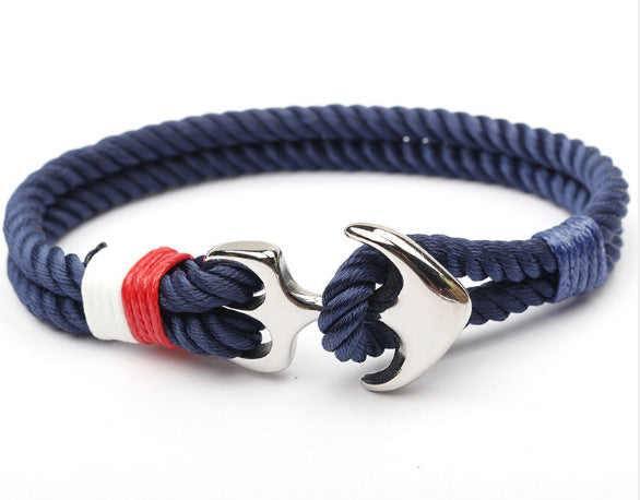 The Voyager: Titanium Steel Nautical Anchor Bracelet