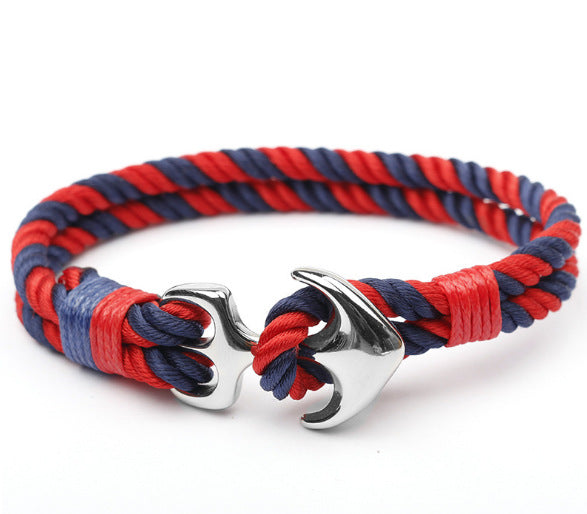 The Voyager: Titanium Steel Nautical Anchor Bracelet